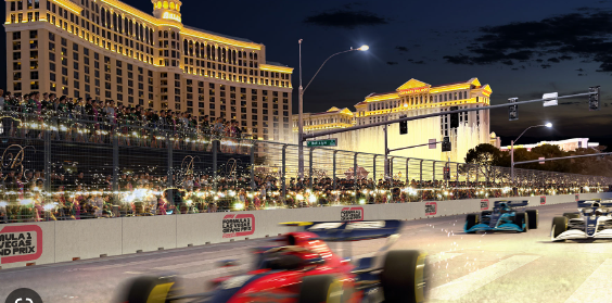F1 race in Las Vegas