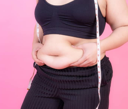 Exercise shrinks a distended stomach